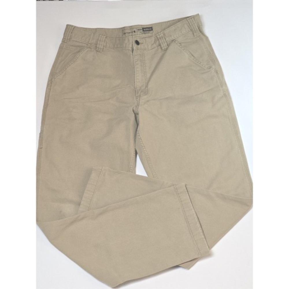 Carhartt Mens‎ Relaxed Fit Jeans Blue Denim Work Pants [Add Size] Rugged Wear